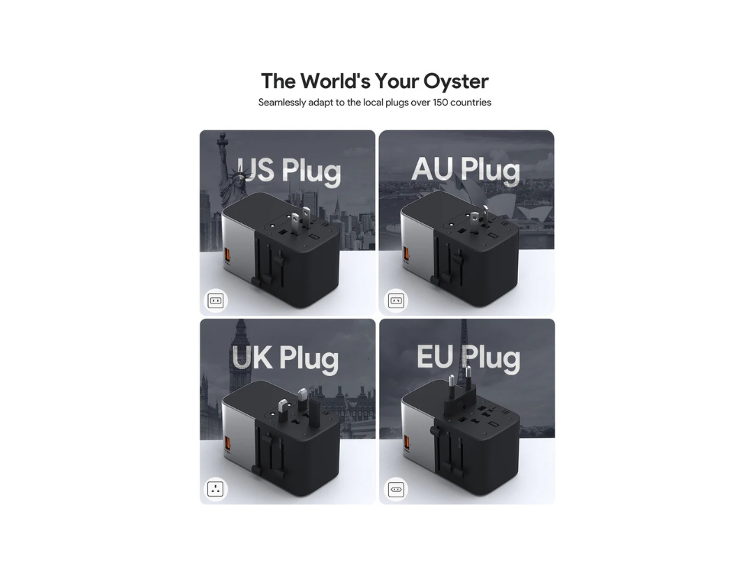 Buy Aukey 100W GaN Universal Adapter PA-TA09A – Fast & Compact Charger in Qatar Buy Aukey 100W GaN Universal Adapter PA-TA09A – Fast & Compact Charger in Qatar